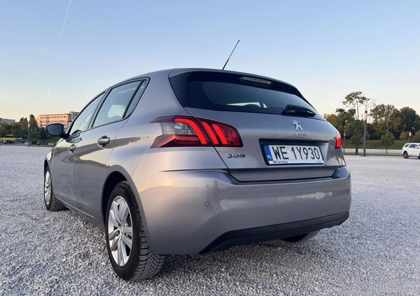 Peugeot 308 cena 51900 przebieg: 64524, rok produkcji 2020 z Warszawa małe 301